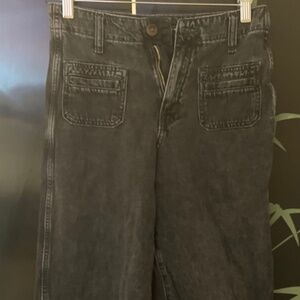 High-Waisted Baggy Wide-Leg Trouser Jeans